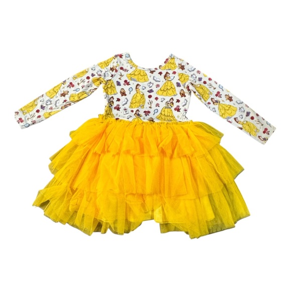 Stunning Bundle of Joy Bamboo Belle Long Sleeve Tulle Twirl Dress- 3T New w/Tag - Picture 2 of 4